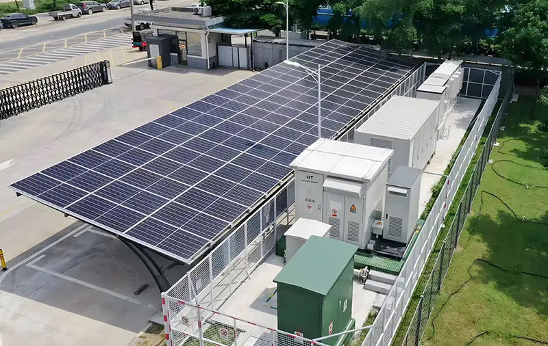 Projets d’alimentation énergétique par stockage d’énergie extérieur de HT Infinitepower